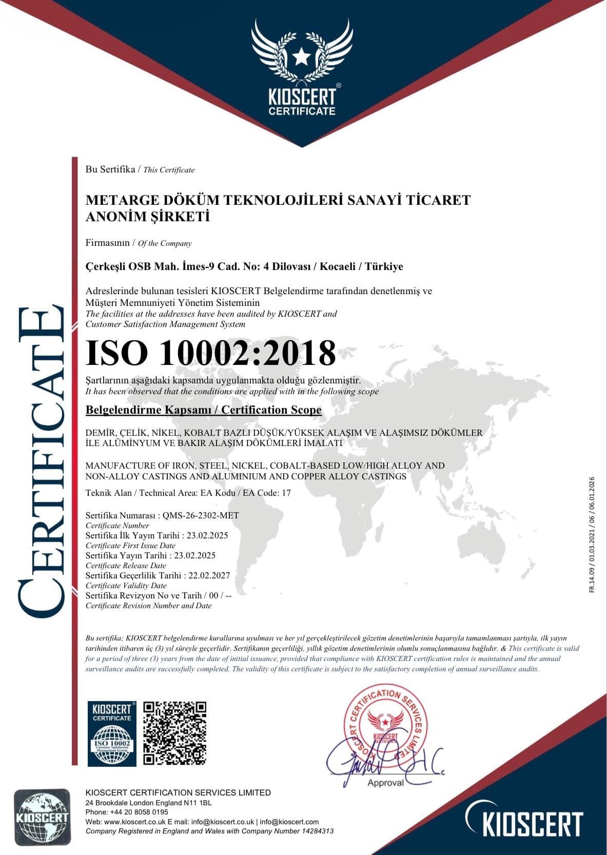 Qualitätssicherung & Zertifizierungen 10