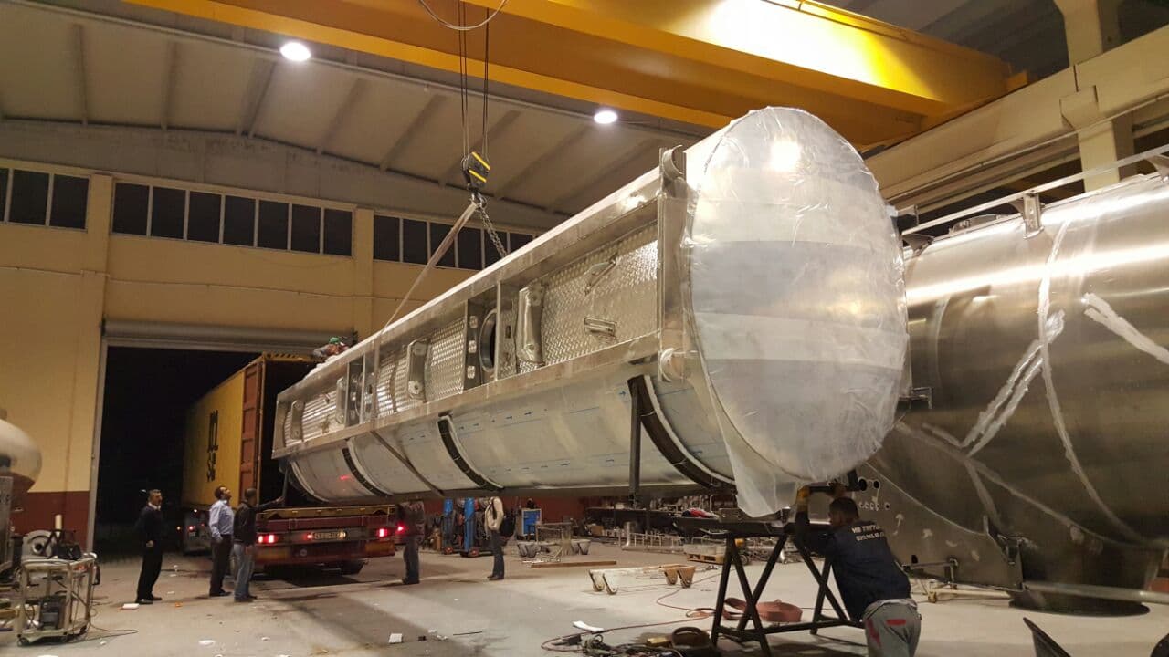 Hochbelastete Fahrzeugstruktur für industrielle Spezialanwendungen