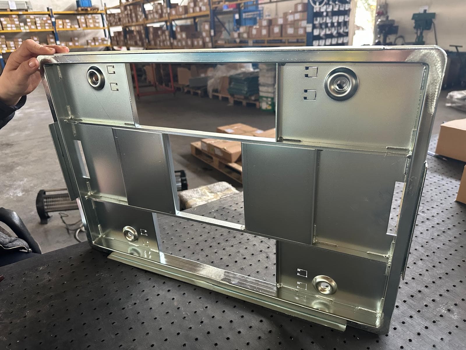 Komplexe Schweißbaugruppe aus Stahl für Industrieanlagen